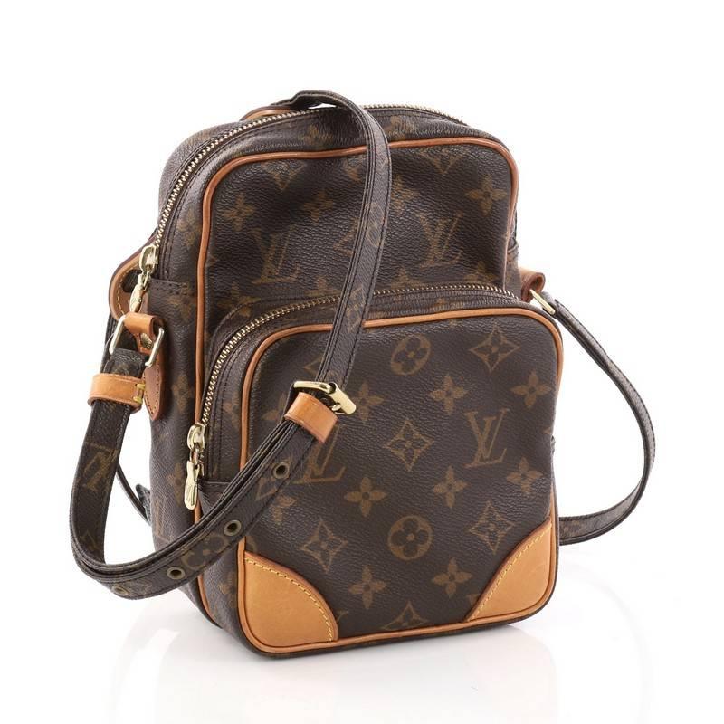 Black Louis Vuitton Amazone Bag Monogram Canvas