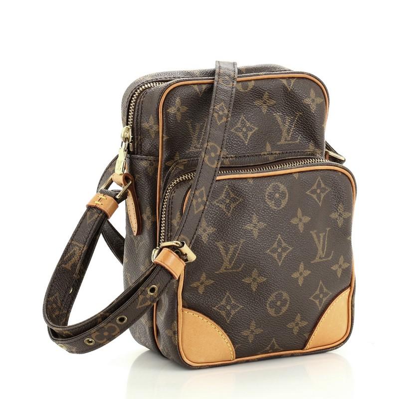 Black Louis Vuitton Amazone Bag Monogram Canvas