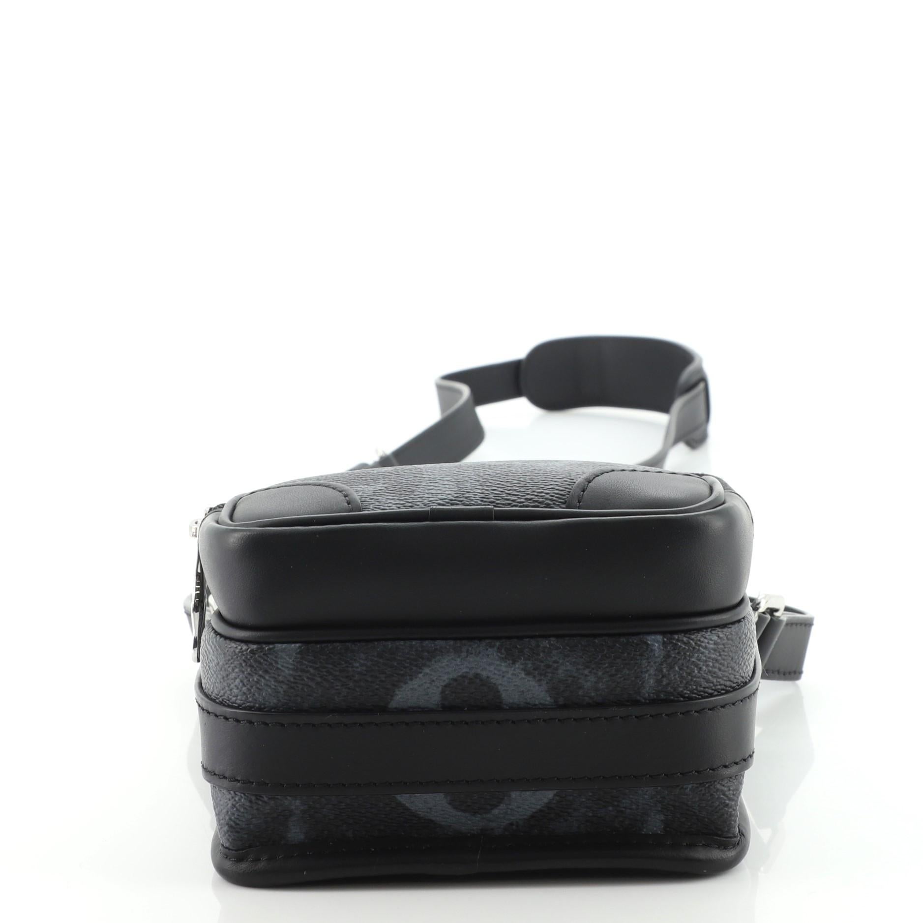 Black Louis Vuitton Amazone Messenger Bag Limited Edition Monogram Pastel Noir Nano