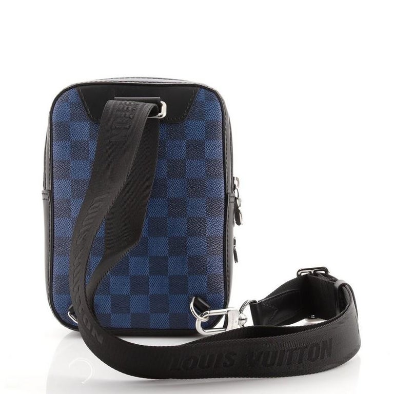 Louis Vuitton e Sling Bag Limited Edition Damier Graphite 3D at  1stDibs