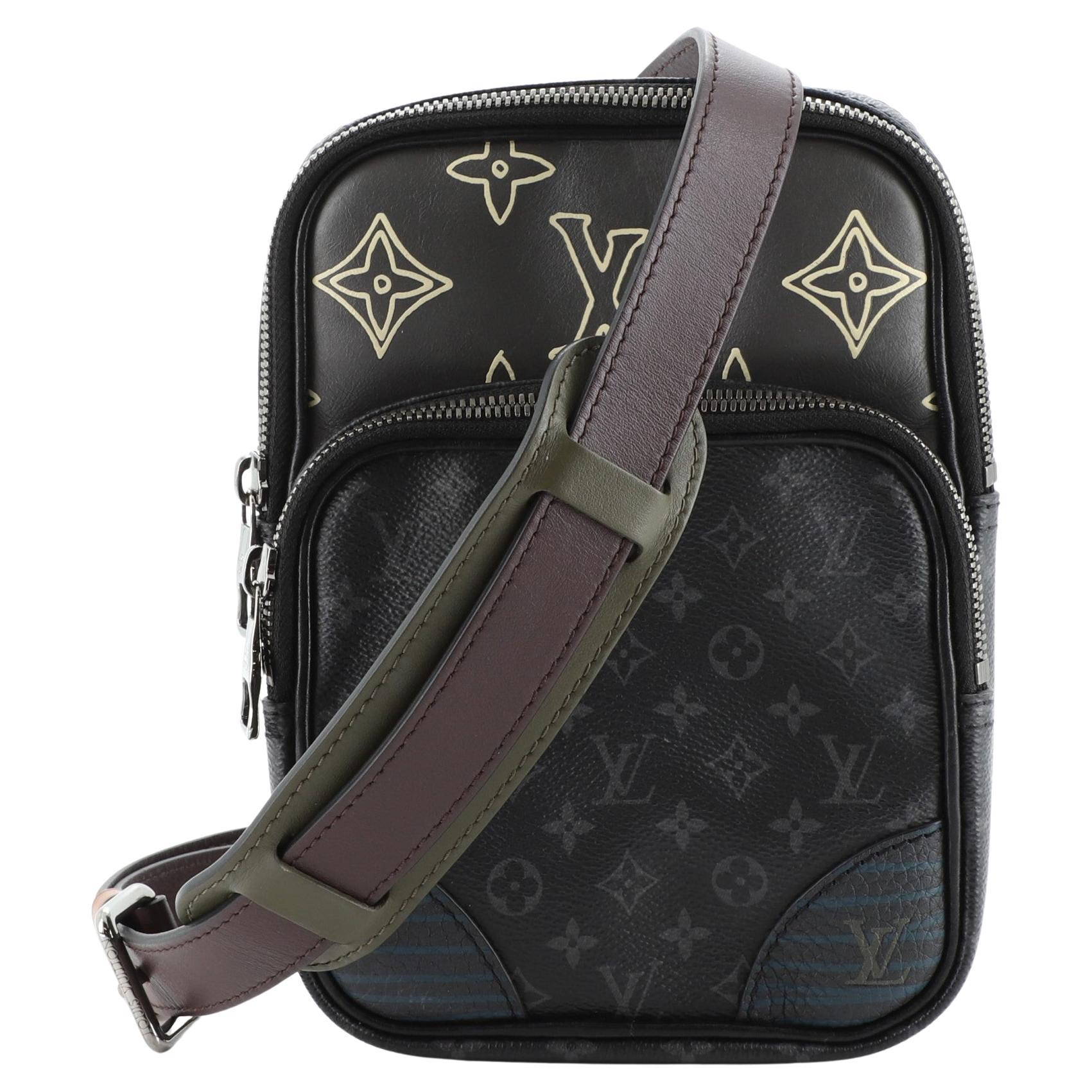 Louis Vuitton e Sling Bag Patchwork Monogram Eclipse and Leather at  1stDibs
