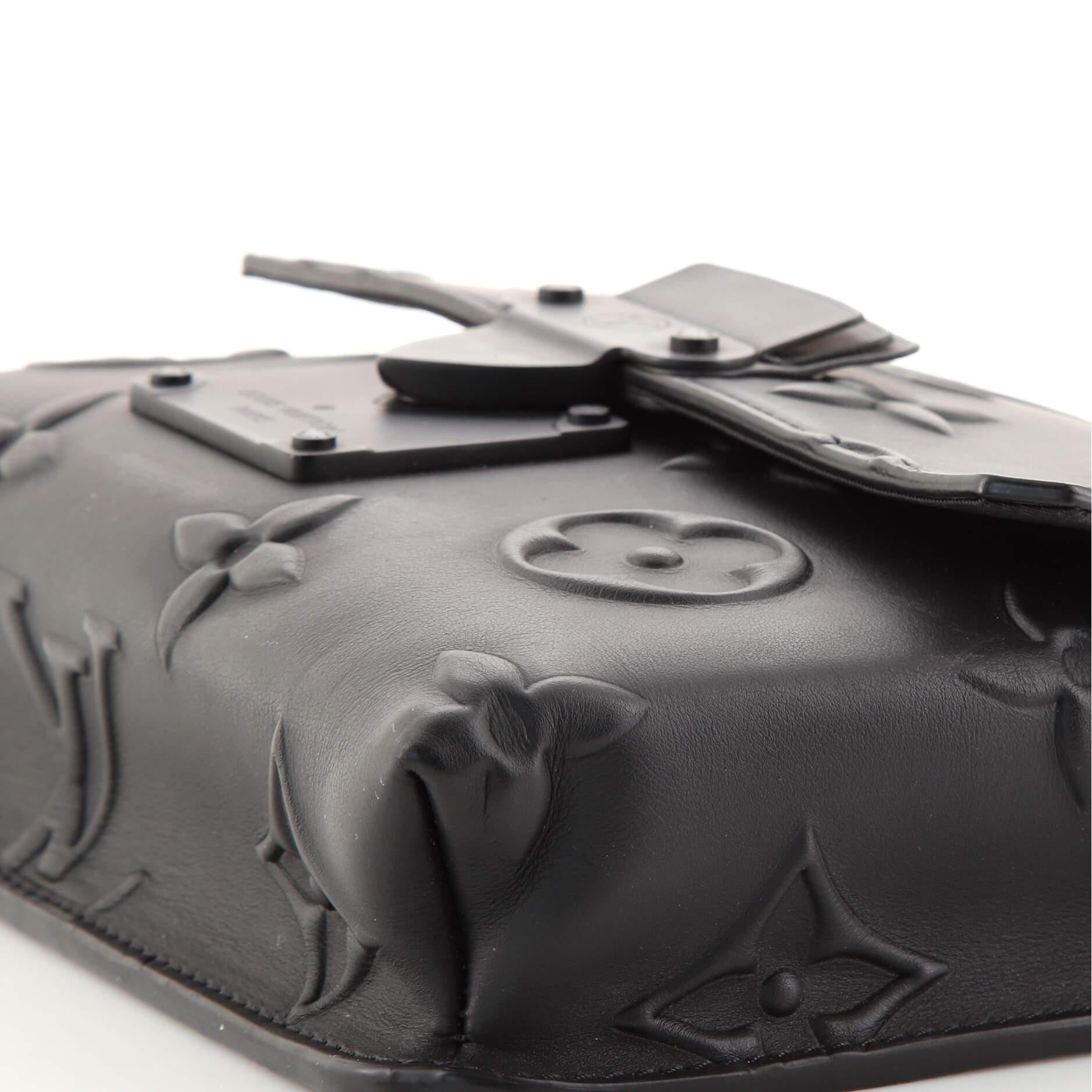 Sac Louis Vuitton Ambassadeur en cuir avec monogramme et sceau PM 1