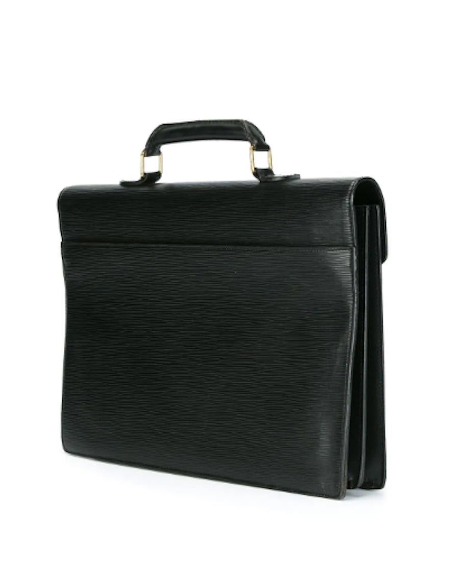 Louis Vuitton black Epi leather