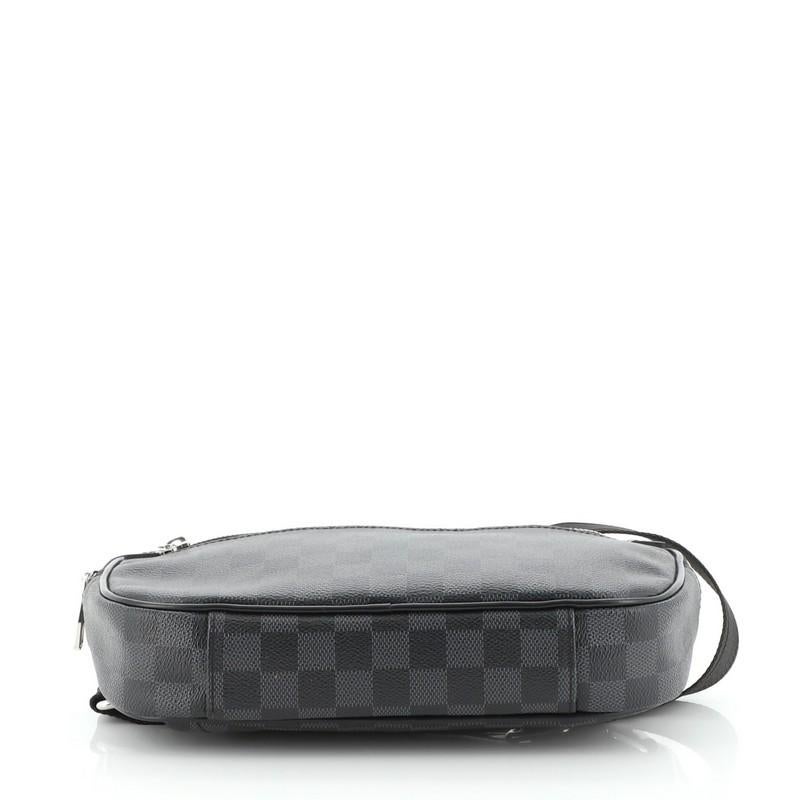 Black Louis Vuitton Ambler Bag Damier Graphite