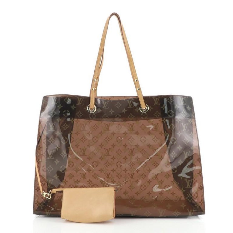 Louis Vuitton Clear Vinyl Bag - 2 For Sale on 1stDibs