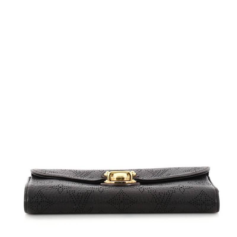 Women's Louis Vuitton Amelia Wallet Mahina Leather