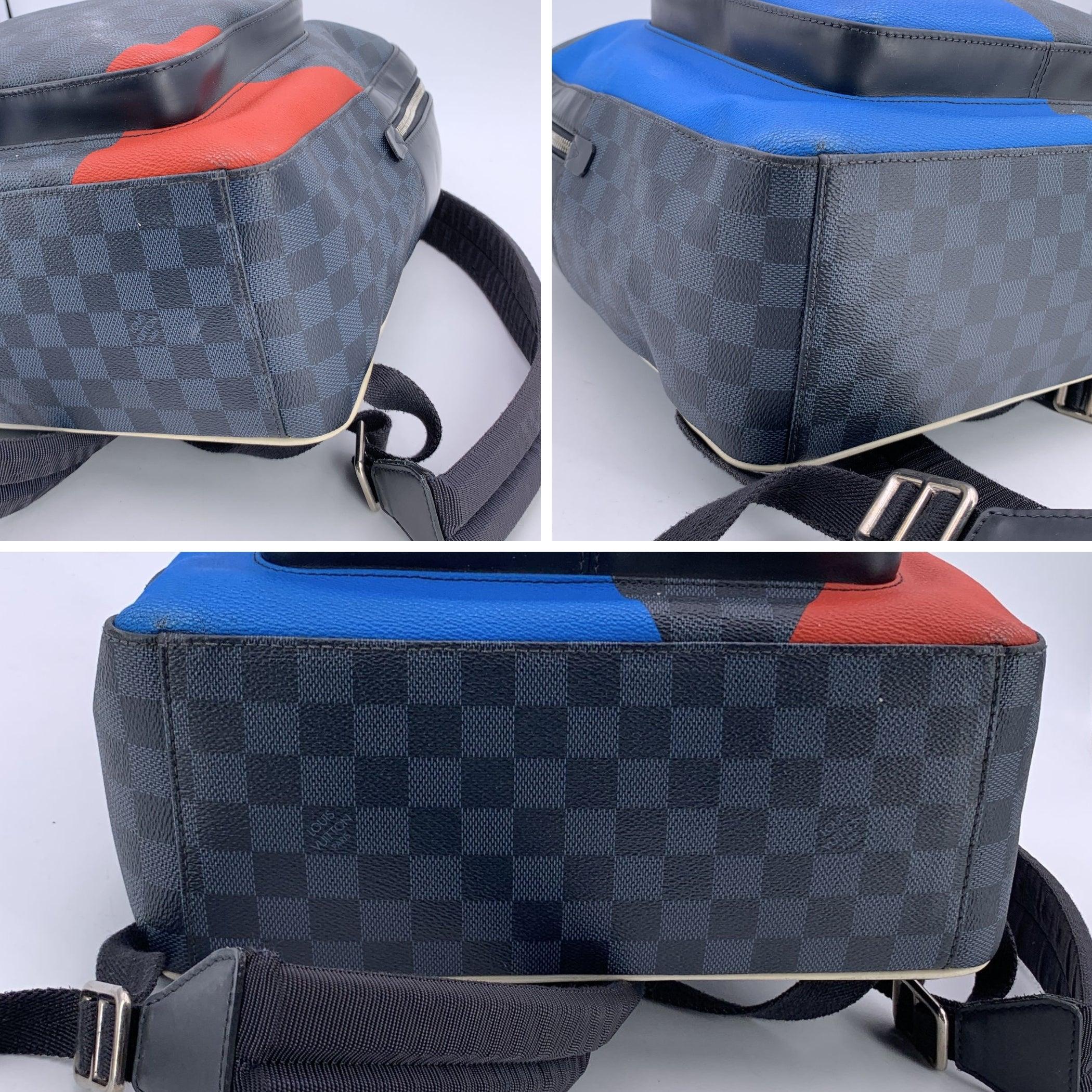 Louis Vuitton America's Cup Cobalt Latitude Josh Regatta Backpack Bag In Good Condition In Rome, Rome