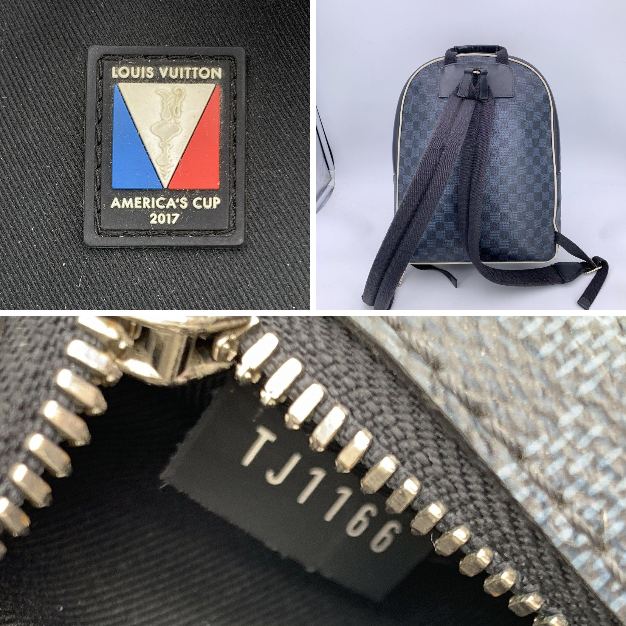 Women's or Men's Louis Vuitton America's Cup Cobalt Latitude Josh Regatta Backpack Bag