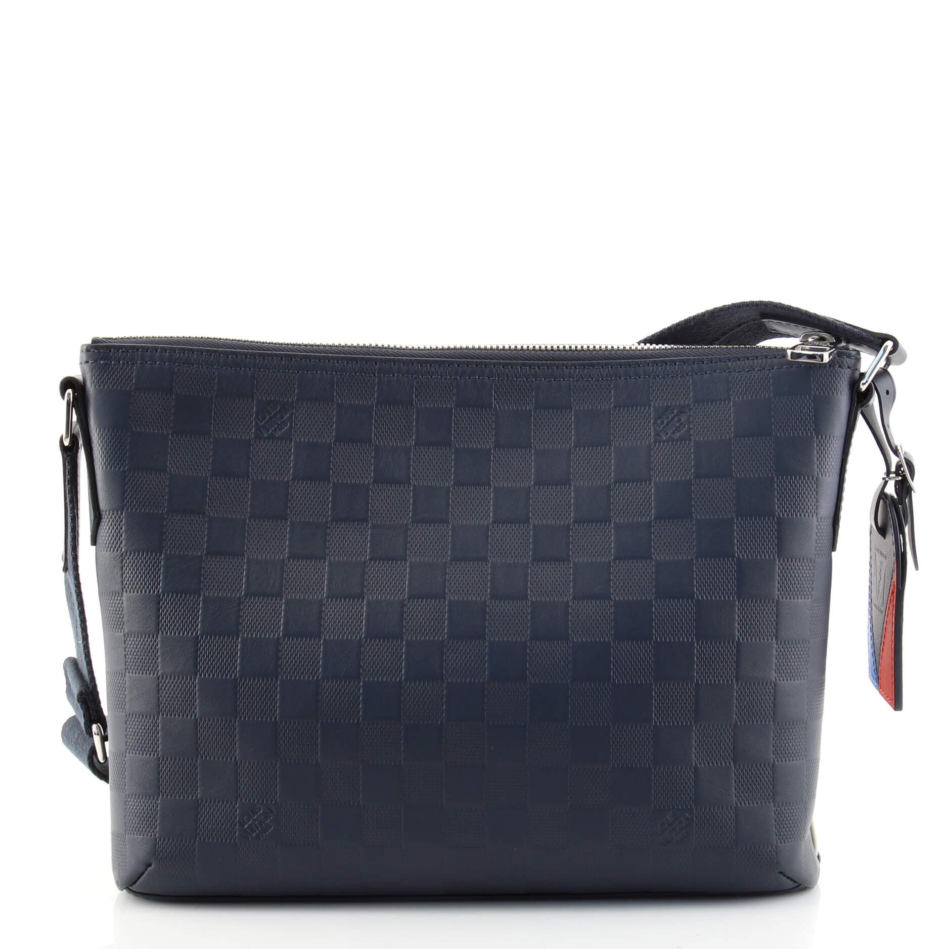 Black Louis Vuitton America's Cup Mick Handbag Damier Infini PM