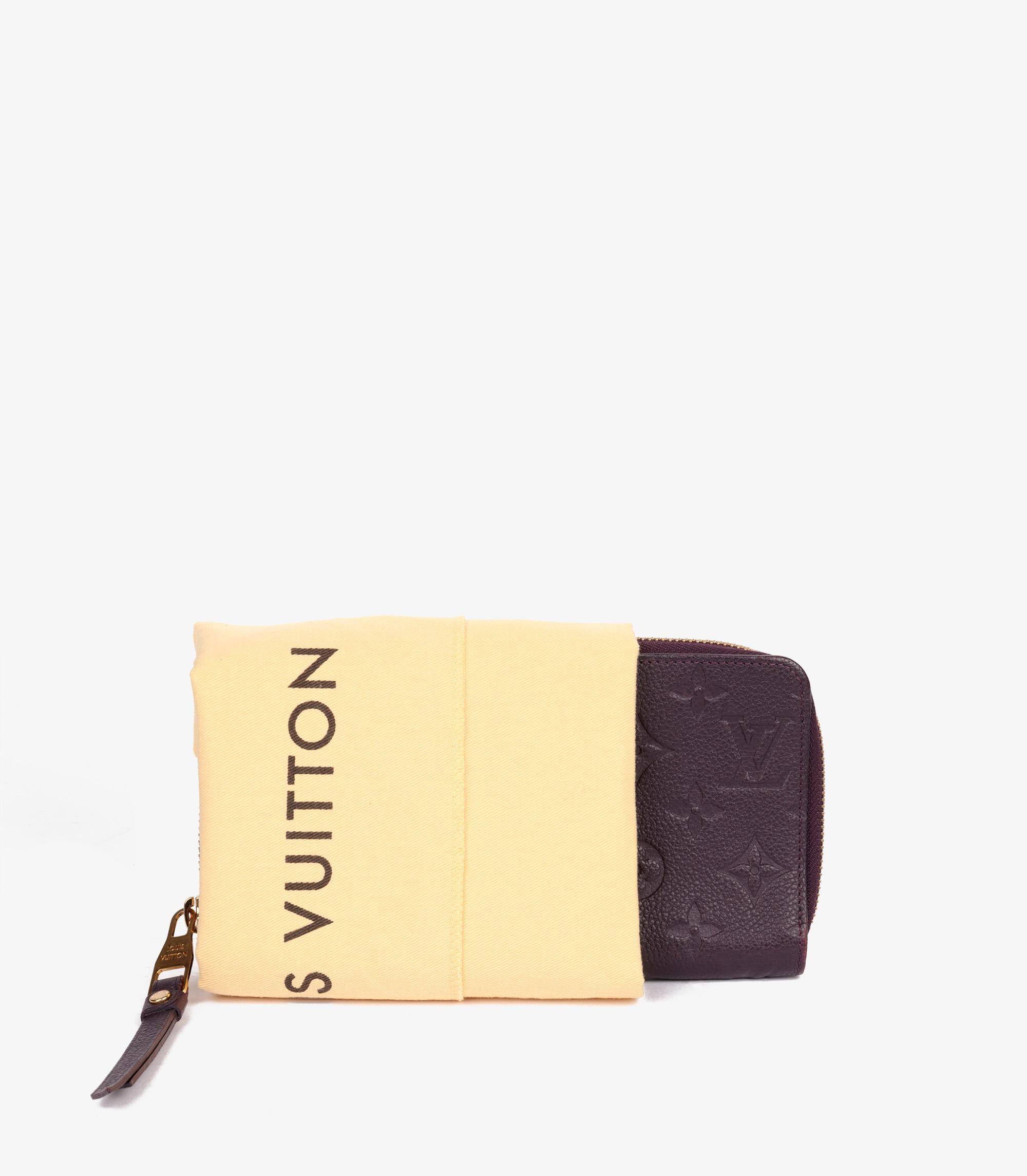Louis Vuitton Amethyst Monogram Empreinte Zippy Wallet 1