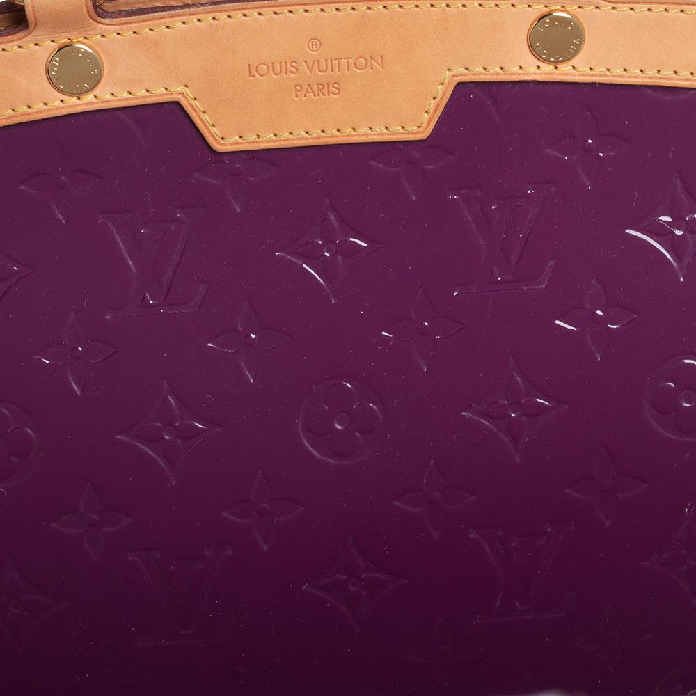 Louis Vuitton Amethyst Monogram Vernis Brea MM Bag 5