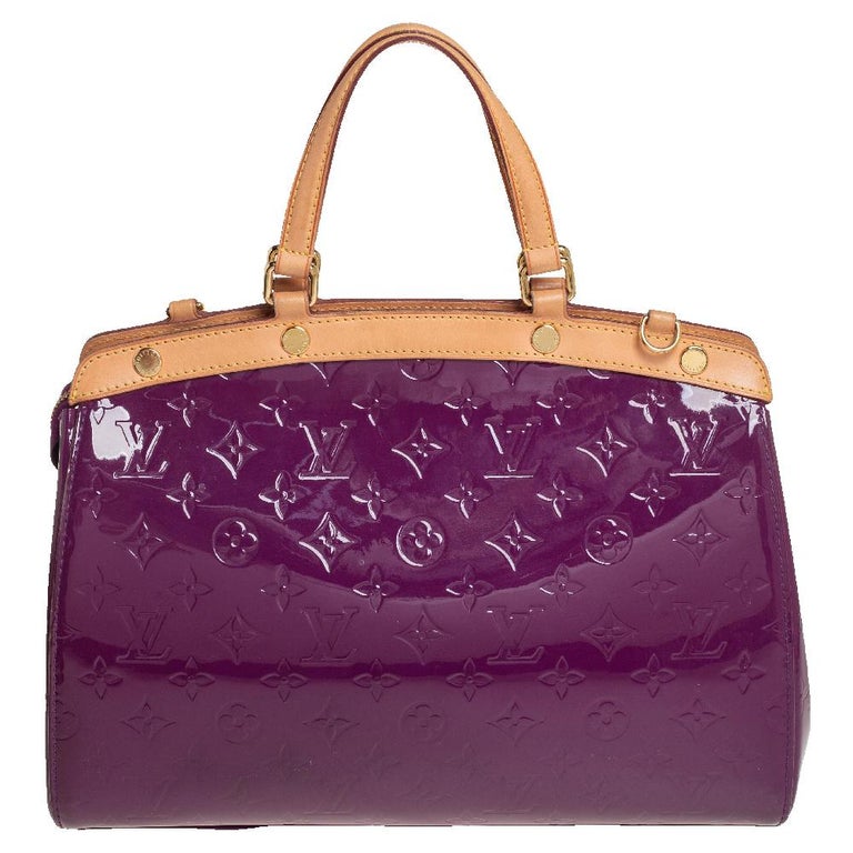 LV monogram vernis deep purple shiny bag