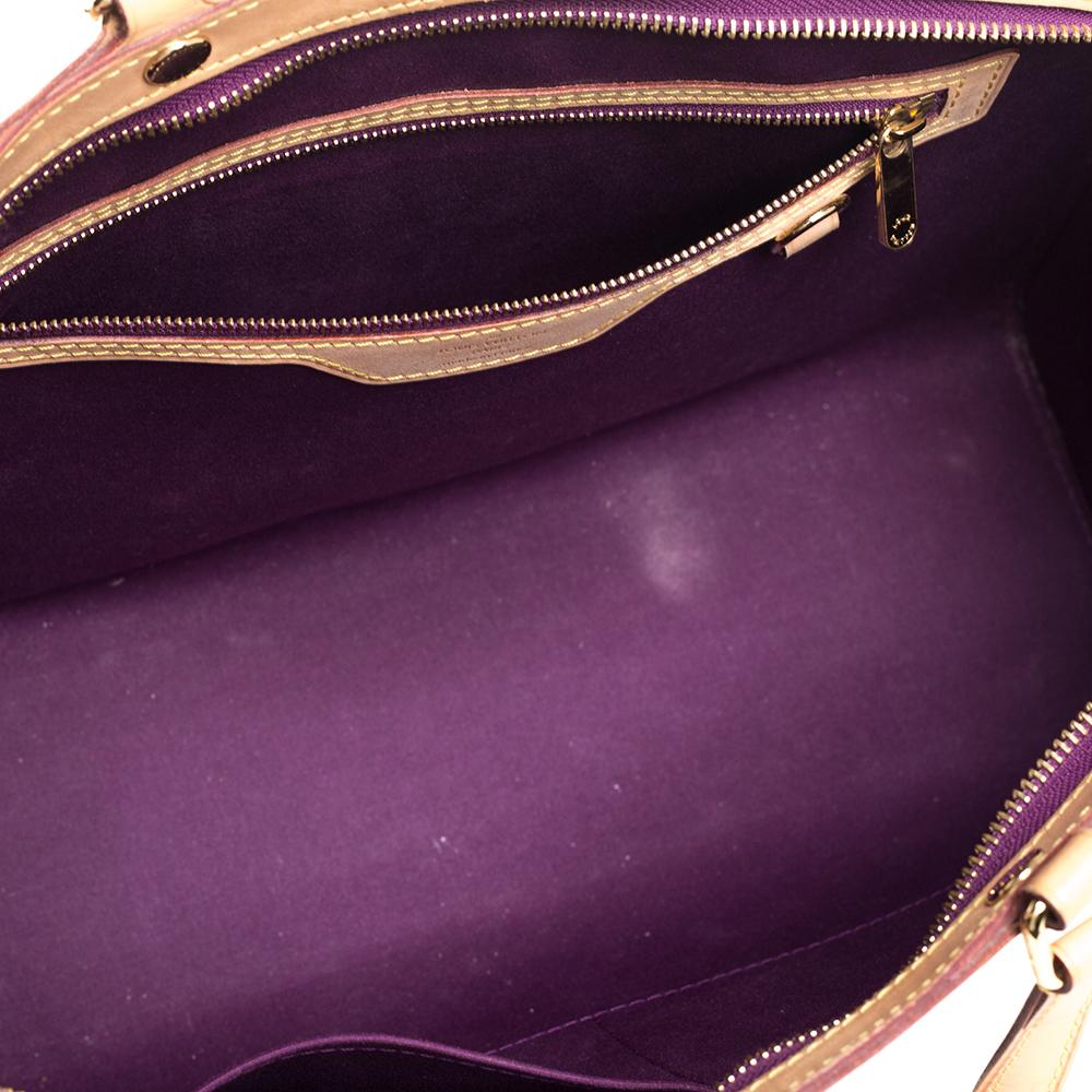 Louis Vuitton Amethyst Monogram Vernis Brea MM Bag 3