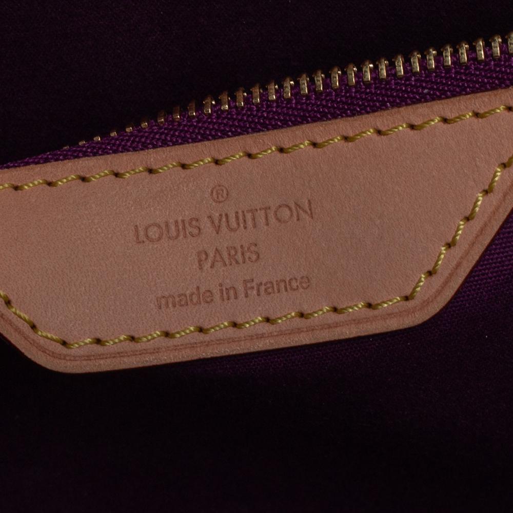 Louis Vuitton Amethyst Monogram Vernis Brea MM Bag 4