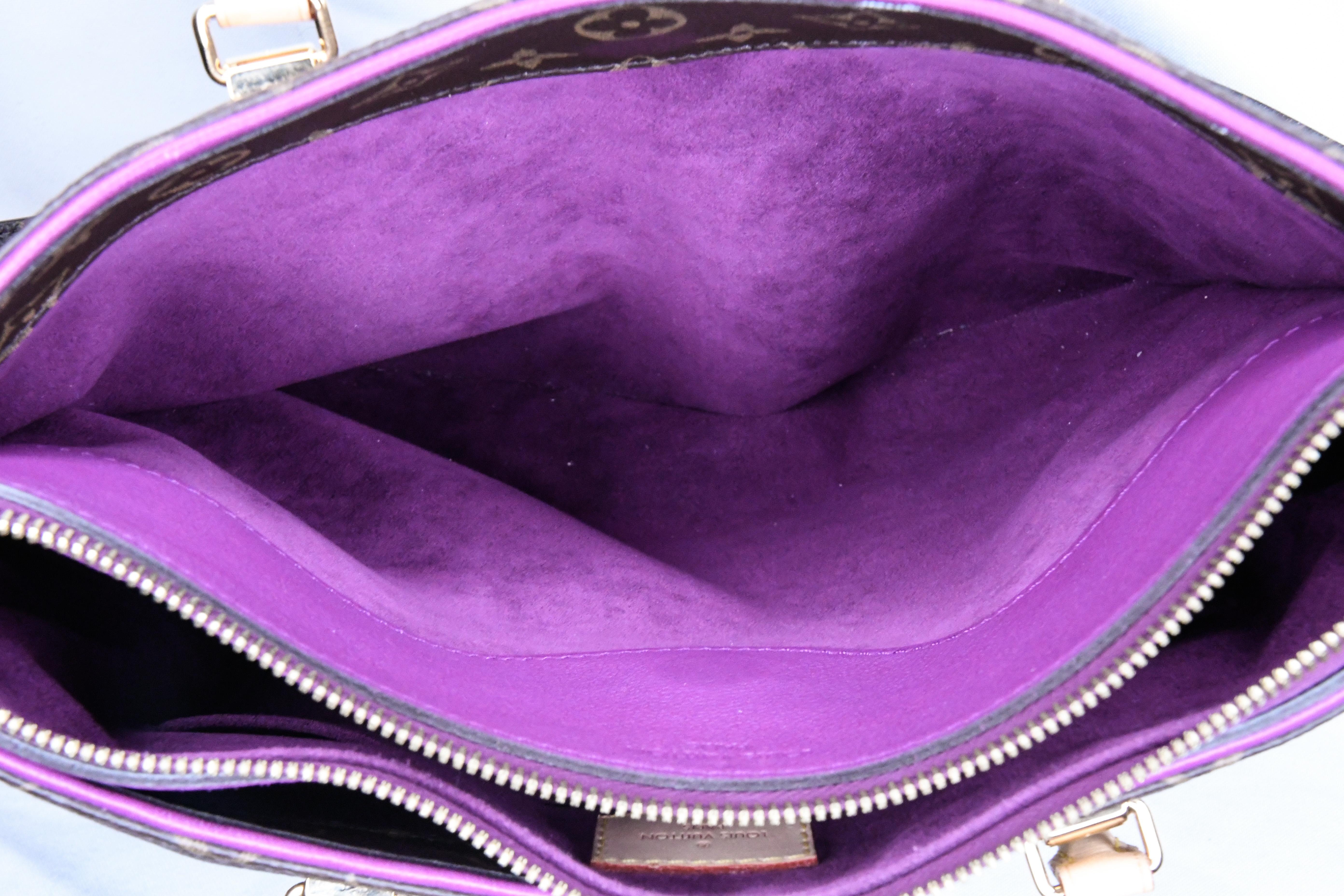 Louis Vuitton Amethyste Monogram Pallas Convertible Shoulder or Handbag 1