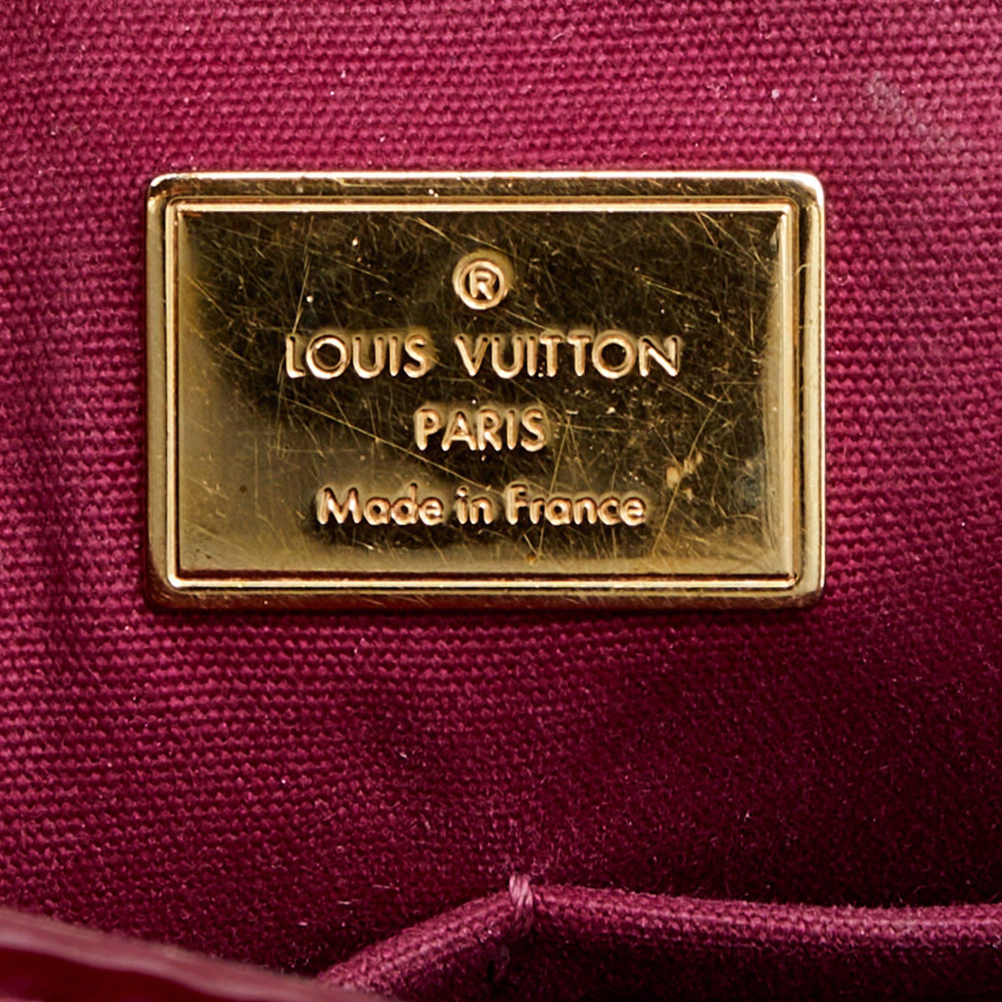 Louis Vuitton Amethyste Monogram Vernis Pasadena Bag 6