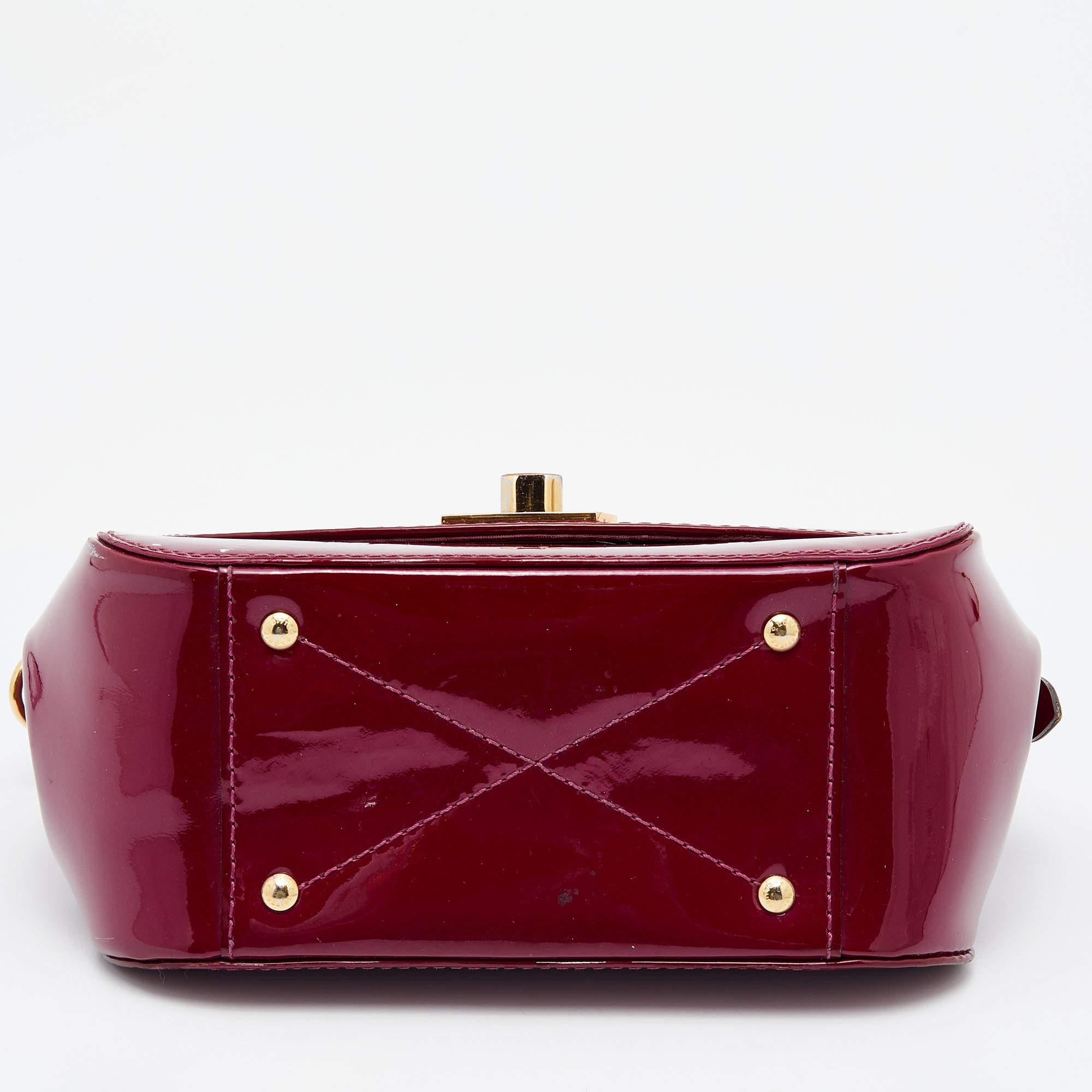 Louis Vuitton Amethyste Monogram Vernis Pasadena Bag 1