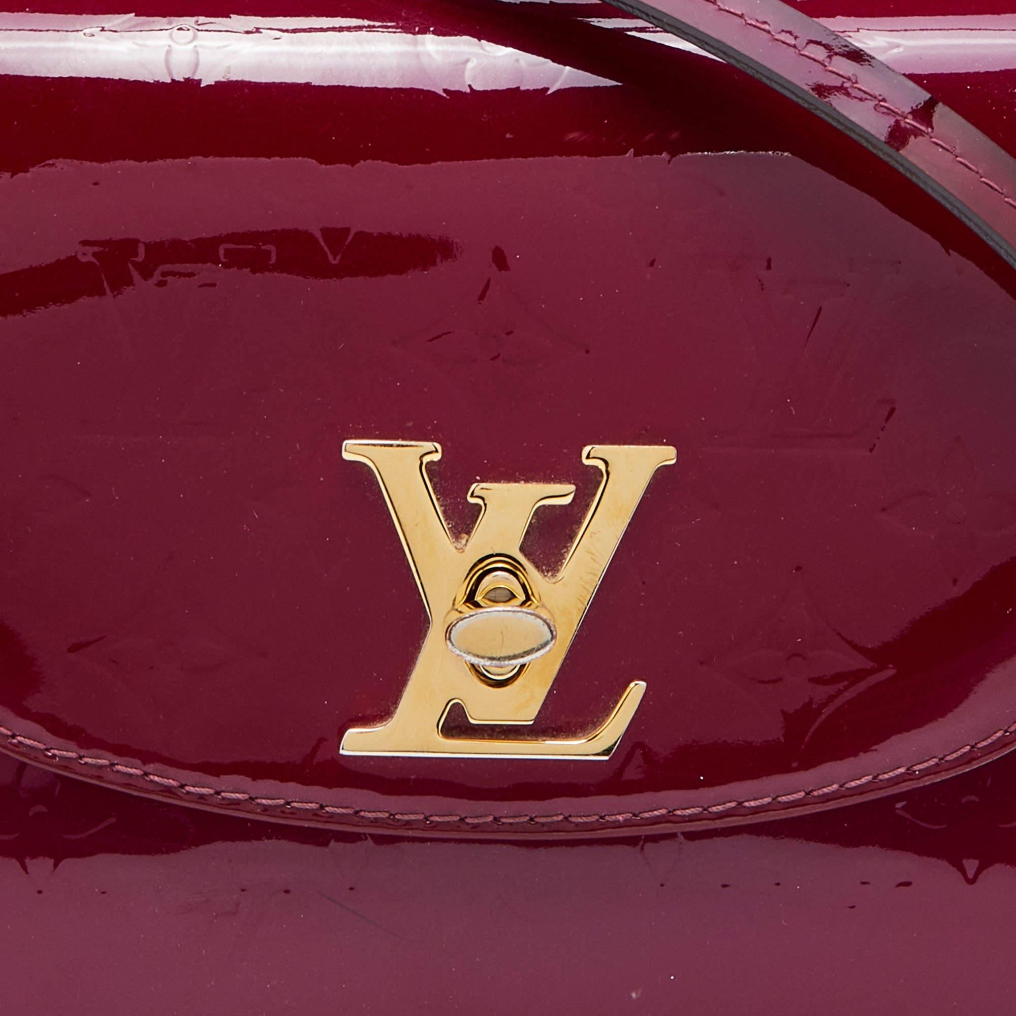 Louis Vuitton Amethyste Monogram Vernis Pasadena Bag 2
