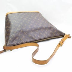 Louis Vuitton Amfar Sharon Stone Three 867466 Brown Coated Canvas Shoulder Bag
