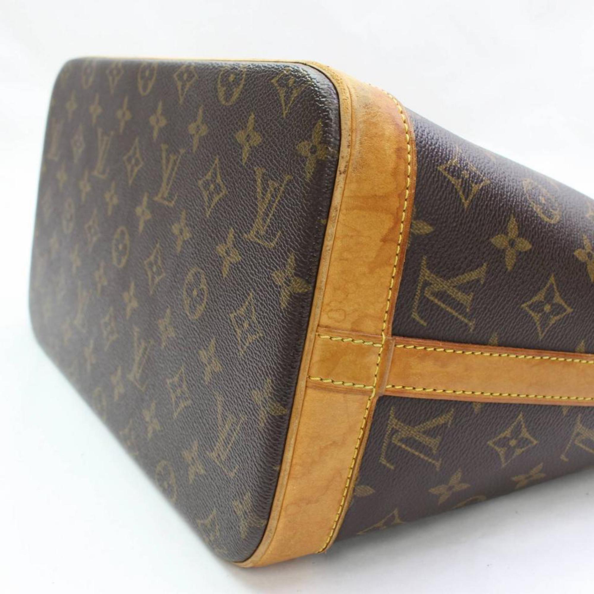 Louis Vuitton Amfar Sharon Stone Three 867466 Brown Coated Canvas Shoulder Bag For Sale 4
