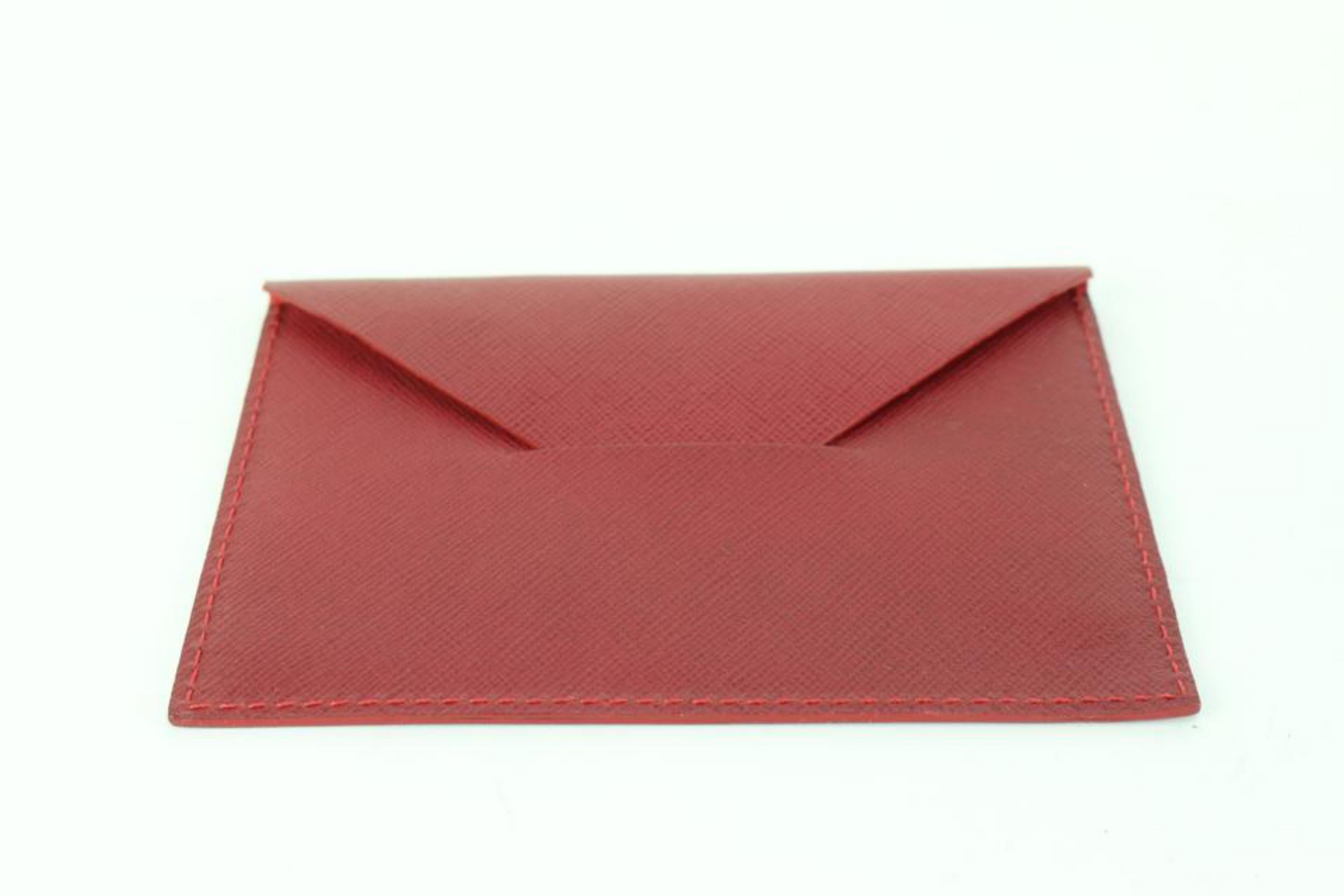 Pink Louis Vuitton Amfar Three Accessory Pouch Envelope Card Case  77lz56s