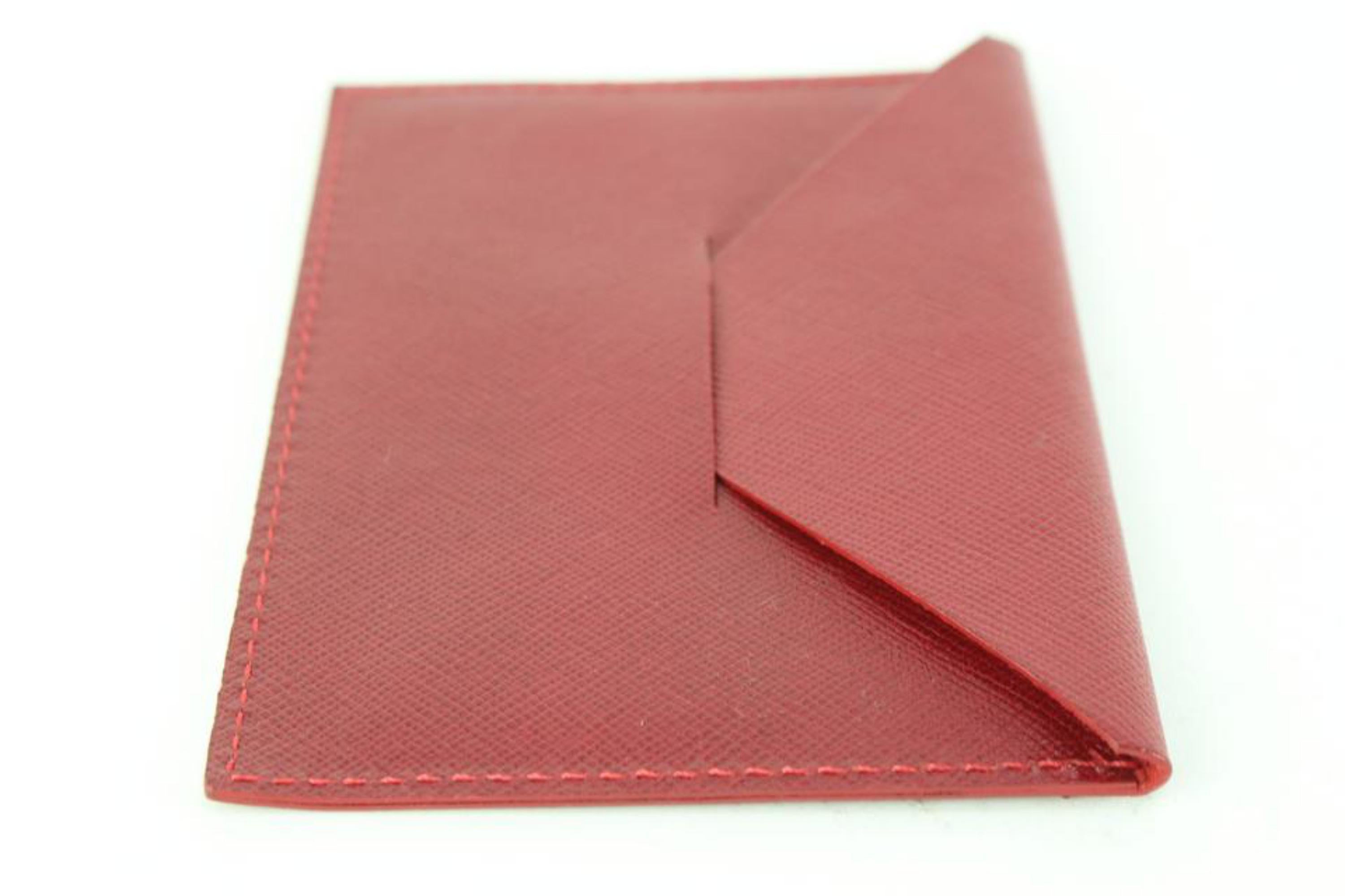 Louis Vuitton Amfar Three Accessory Pouch Envelope Card Case  77lz56s In Good Condition In Dix hills, NY