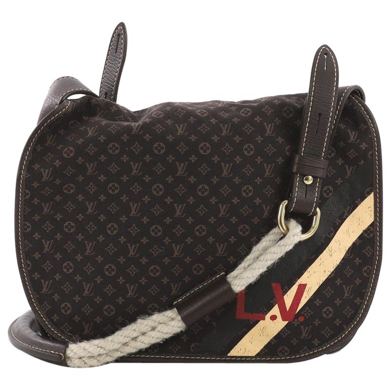 Louis Vuitton Amman Handbag Limited Edition Initiales Mini Lin