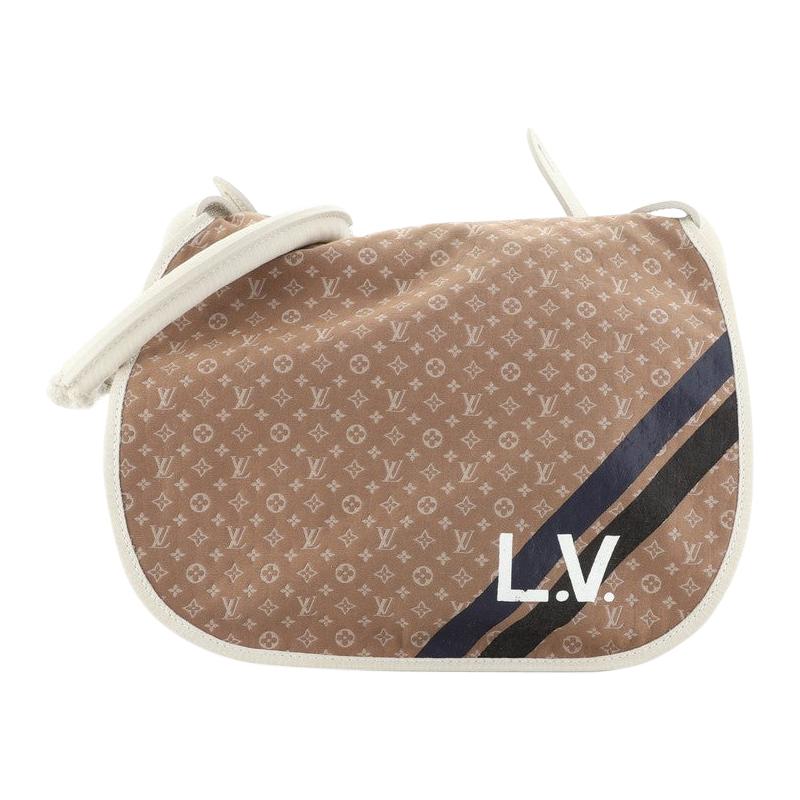 Louis Vuitton Amman Handbag Limited Edition Initiales Mini Lin