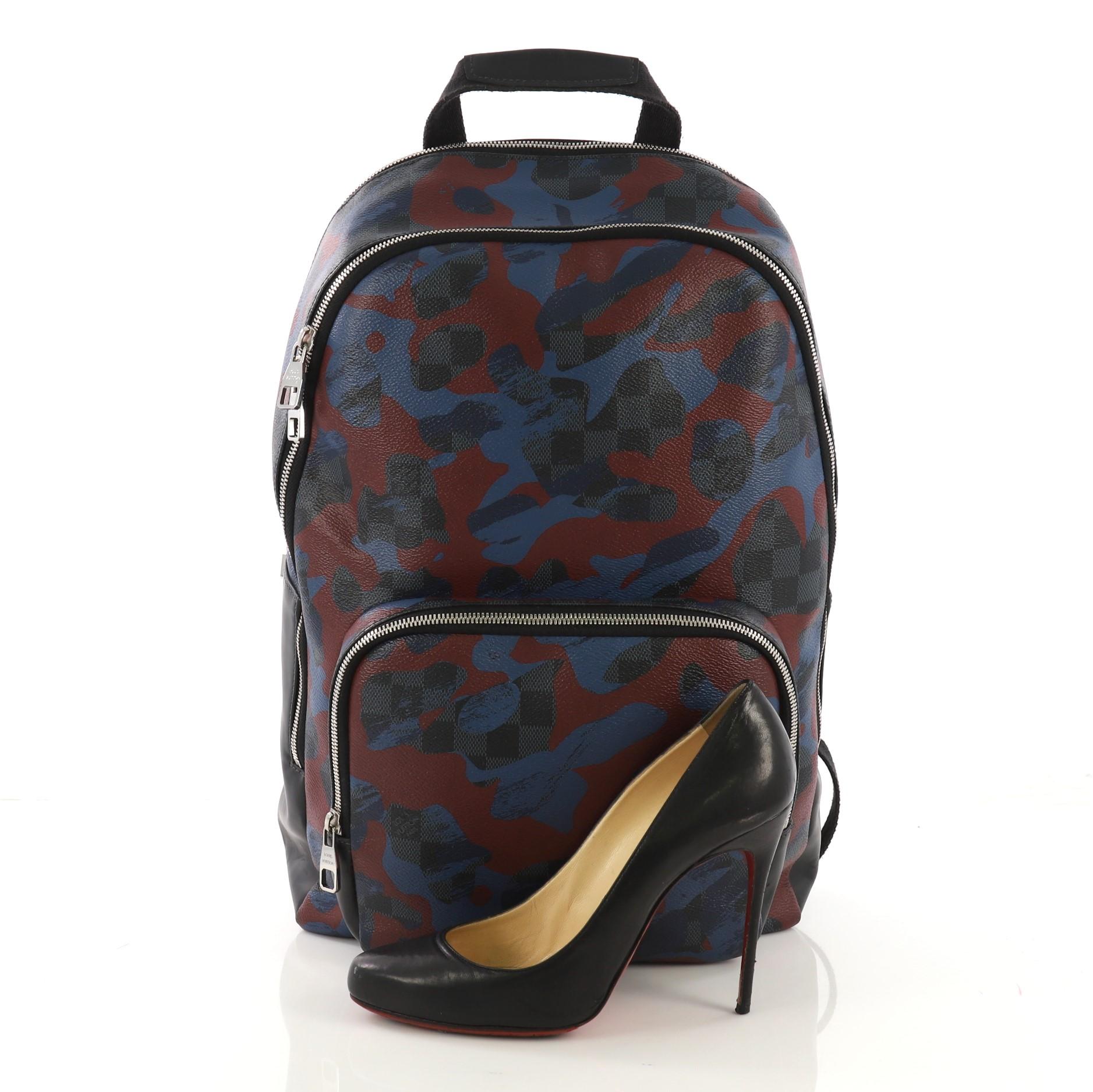 Louis vuitton camo backpack best sale