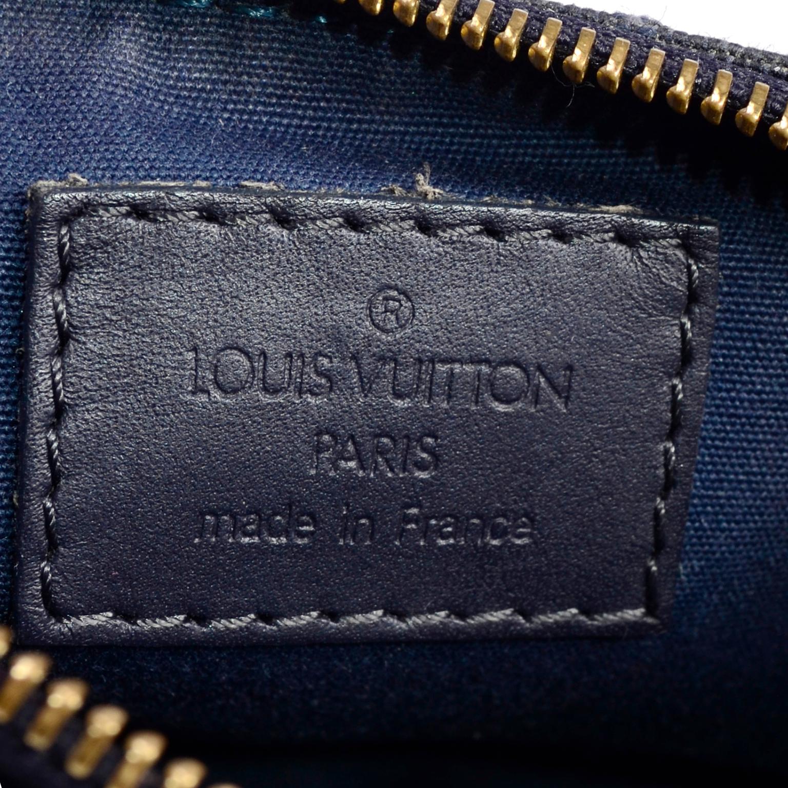 Louis Vuitton Anne Sophie Small Denim Blue Canvas & Leather Monogram Pouch Bag 3