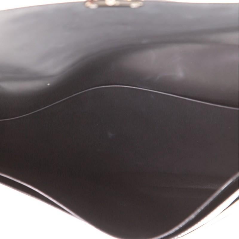 Black Louis Vuitton Anouchka Handbag Monogram Glace Leather GM