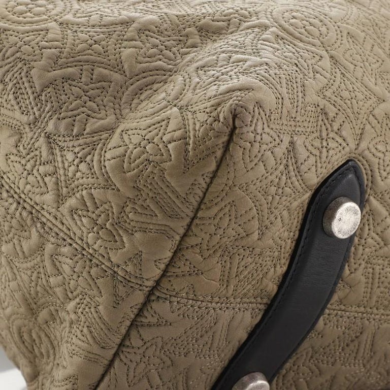 Louis Vuitton Khaki Monogram Antheia Leather Hobo GM Bag - Yoogi's Closet