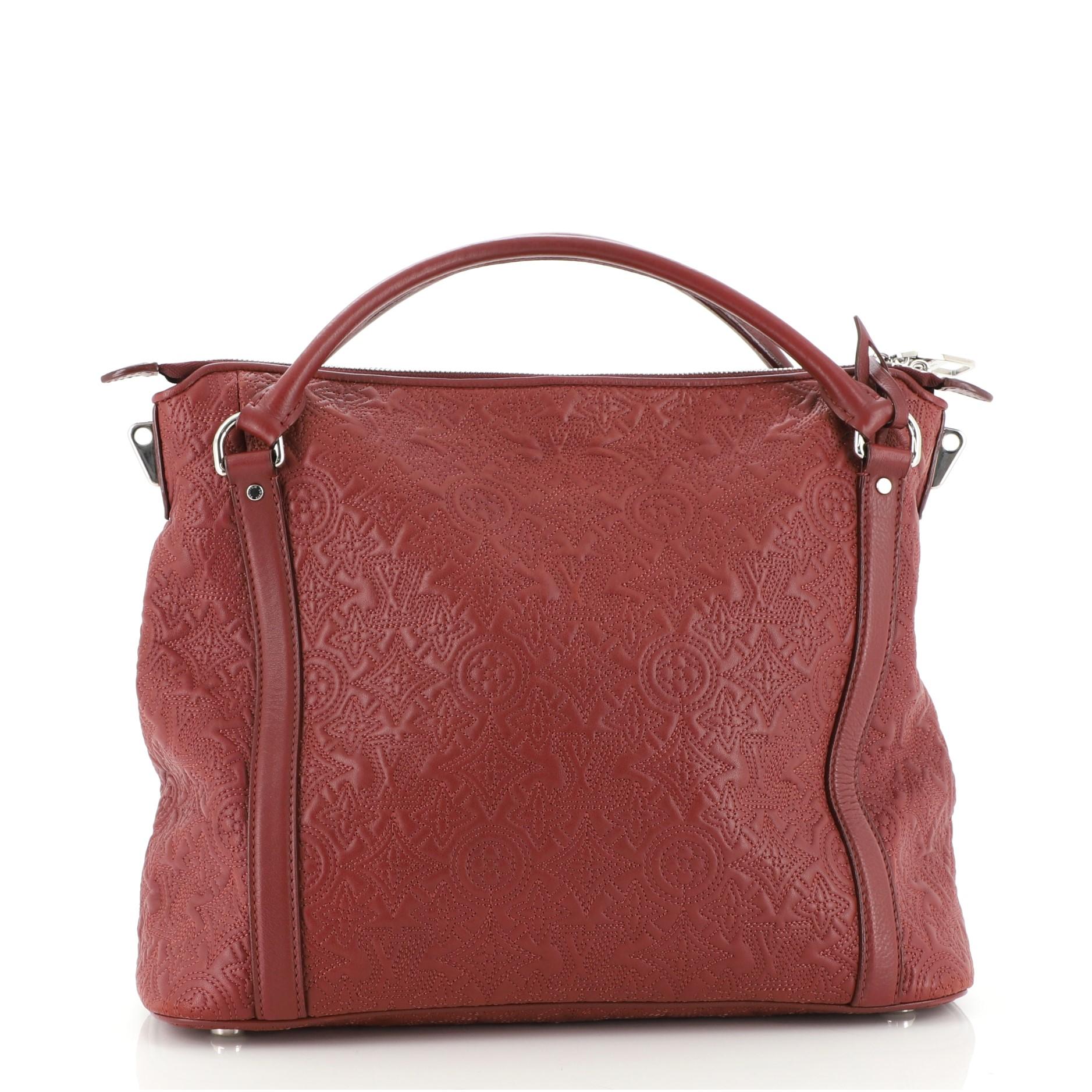 Brown Louis Vuitton Antheia Ixia Handbag Leather PM