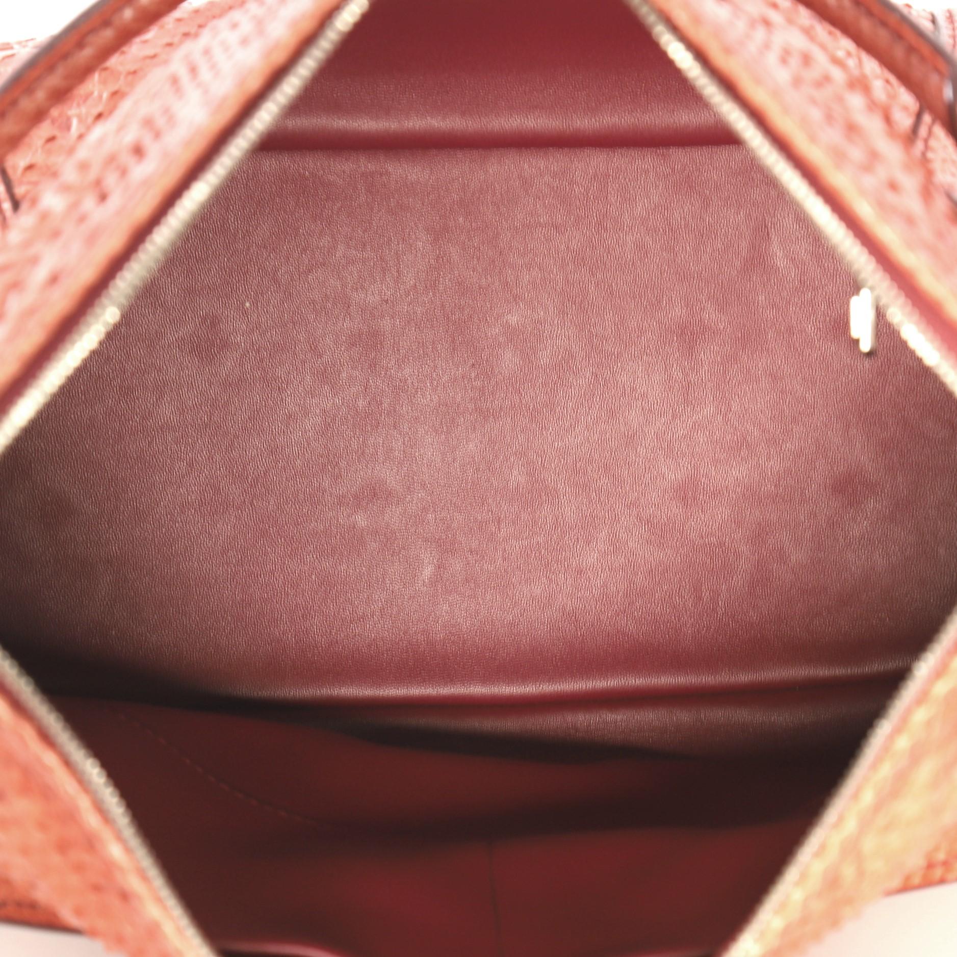 Pink Louis Vuitton Antheia Ixia Handbag Python PM 