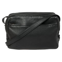 Anthrazitfarbener Reporter-Messenger aus Leder von Louis Vuitton GM