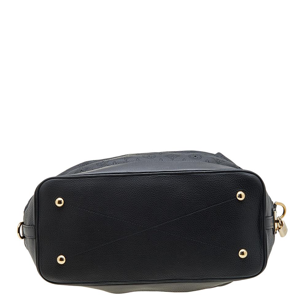 Women's Louis Vuitton Anthracite Mahina Leather Stellar GM Bag