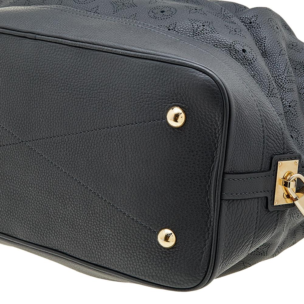 Louis Vuitton Anthracite Mahina Leather Stellar GM Bag 1