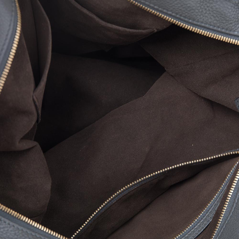 Louis Vuitton Anthracite Mahina Leather Stellar GM Bag 4