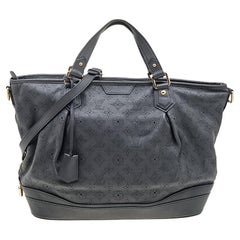 Louis Vuitton Anthracite Mahina Leather Stellar GM Bag