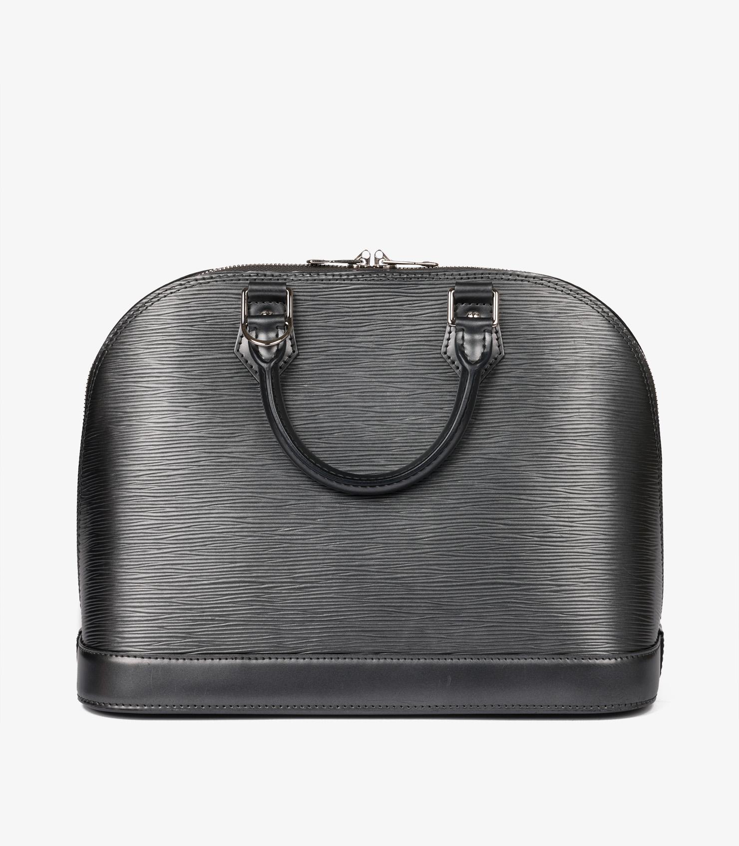 Louis Vuitton Anthracite Metallic Epi Leather Alma PM 1