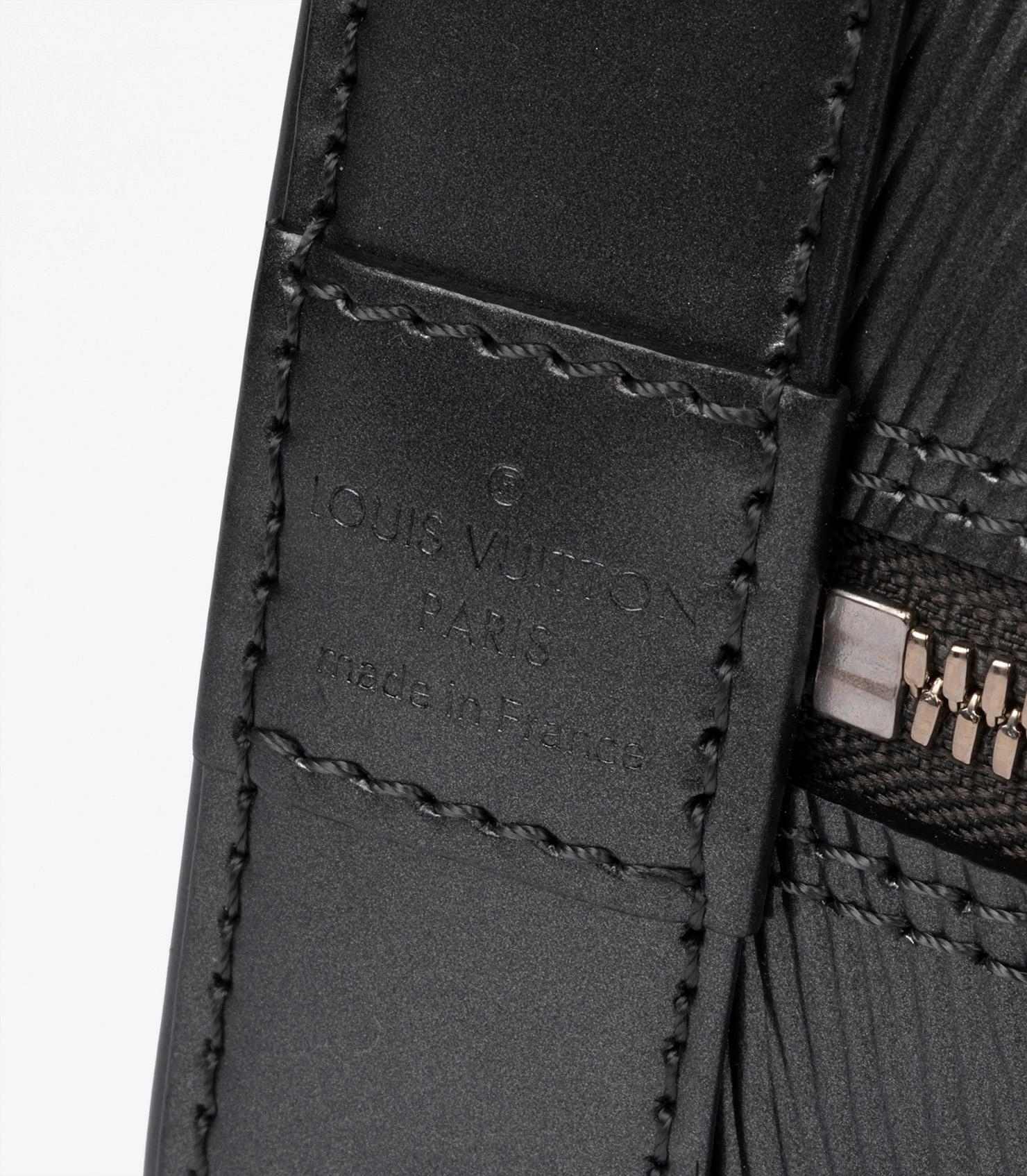 Louis Vuitton Anthracite Metallic Epi Leather Alma PM 3