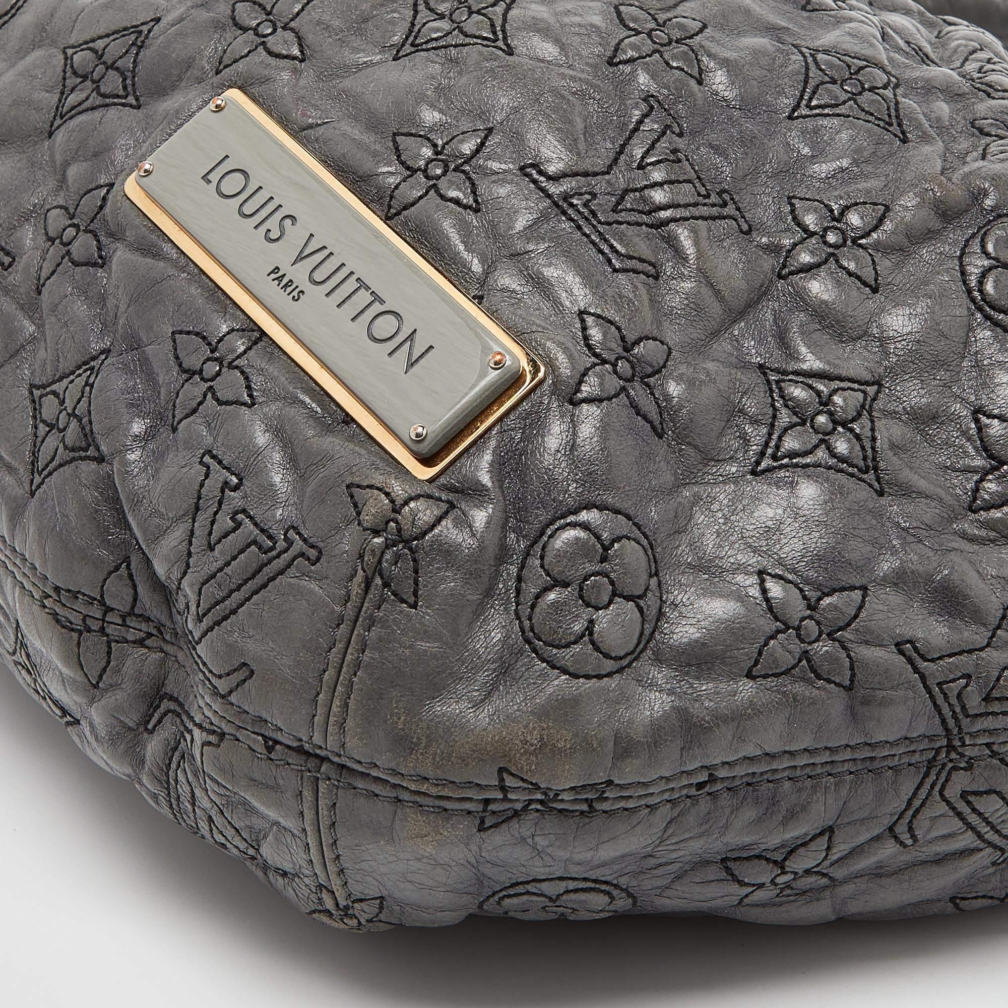 Louis Vuitton Anthracite Monogram Leather Olympe Nimbus PM Bag 4