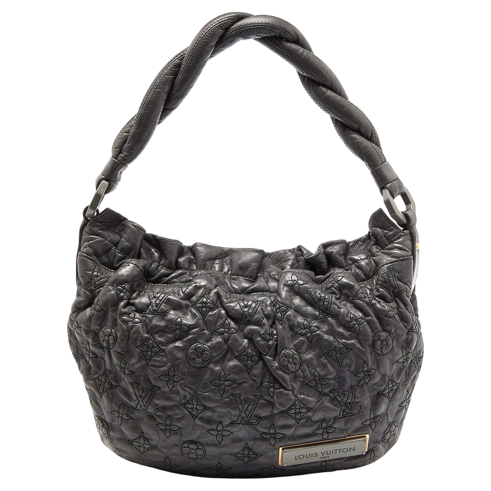 Louis Vuitton Anthracite Monogram Leather Olympe Nimbus PM Bag