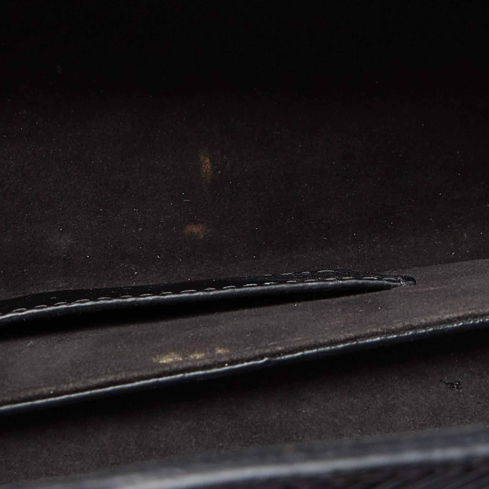 Louis Vuitton Anthracite Nacre/Black Epi Leather Twist MM Bag 5