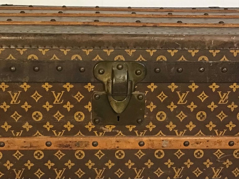 Louis Vuitton Antique Monogram Steamer Trunk 1