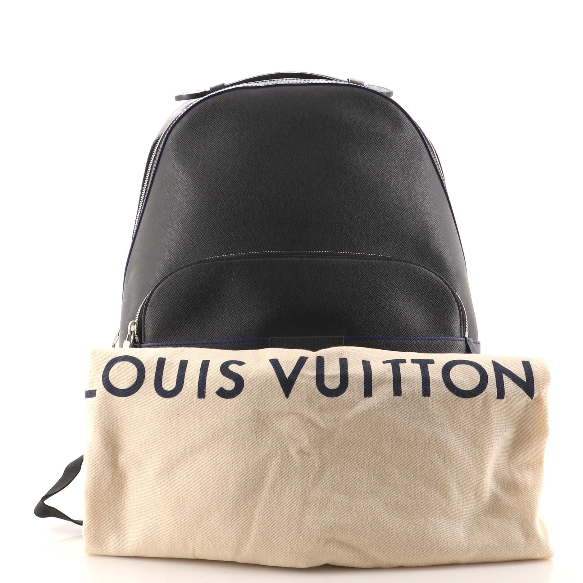 Louis Vuitton Ardoise Taiga Leather Anton Pochette Bag at 1stDibs