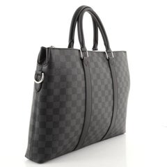 Louis Vuitton Anton Briefcase Damier Graphite