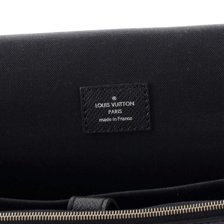 Louis Vuitton Anton Briefcase Taiga Leather at 1stDibs