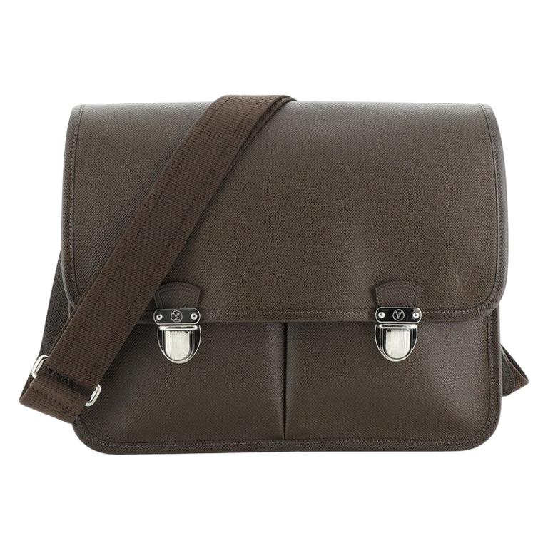 Louis Vuitton Anton Briefcase Taiga Leather at 1stDibs
