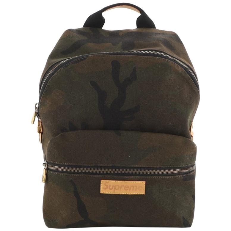 Louis Vuitton Apollo Backpack Limited Edition Supreme Camouflage Canvas